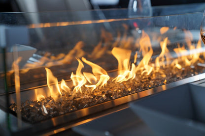 Direct Wicker Outdoor Rattan 50,000BTU Propane Gas Fire Pit Table (Table Only) - KNM Sundry