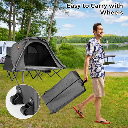 2-Person Outdoor Camping Tent with External Cover - KNM Sundry
