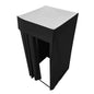 Fitting Room, Portable Dressing Room with Thick Polyester Curtains, Privacy Space with Shading Curtain and a Hook, for Boutique, Mall, Tailor's Store & Outdoor Activity 39 x 39 x 78 in (Black)