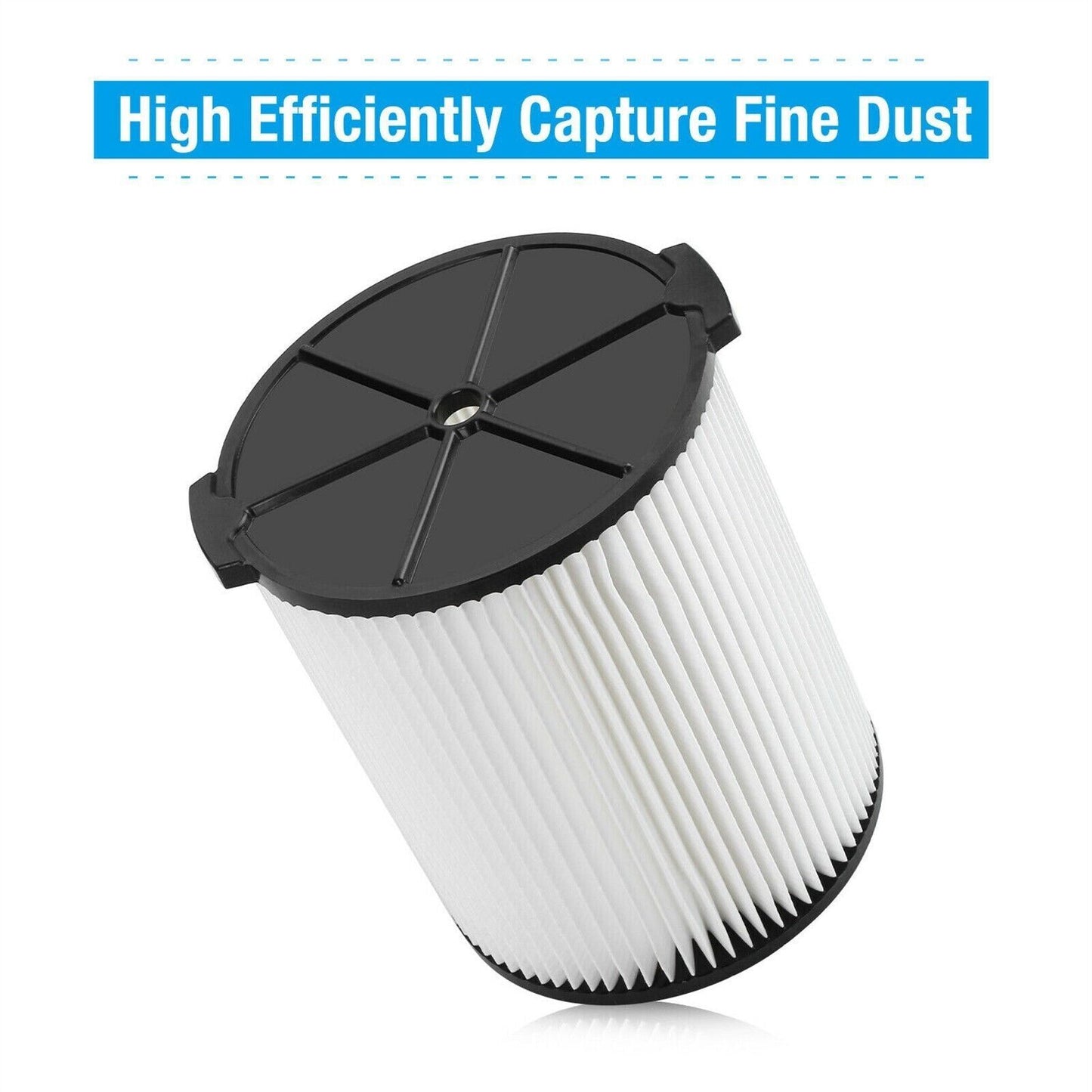 VF4000 Replacement RIDGID Wet/Dry Washable Vacuum Garage Shop Vac Pleated Filter - KNM Sundry