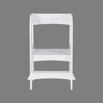 Child Standing Tower;  Step Stools for Kids;  Toddler Step Stool for Kitchen Counter;  White - KNM Sundry